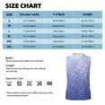 thumbnail image 3 of Bingfone Glittering Blue Purple Pattern Men's Tank Tops Workout Sleeveless Tee Shirts Running Beach Tanks for Men-3X-Large, 3 of 4