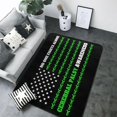 thumbnail image 1 of American Flag Fight Cerebral Palsy Awareness Rug for Living Room 80x58 Inch Bedroom Super Soft Flannel Fabric Carpet Room Decor Non-Slip Area Rug, 1 of 1