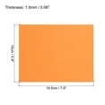 thumbnail image 2 of Uxcell 5Pcs EVA Foam Sheets 2mm Thickness for Art Crafts DIY Orange 2mm, 2 of 7