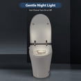thumbnail image 6 of Heated Seat Smart Toilet, One Piece Toilet, Automatic Flush Tankless Toilet without Bidet, with Foot sensor Flush, Blue Night Light, Knob Control, Power Outage Flushing, Soft Close Cover,White, 6 of 12