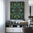 thumbnail image 4 of Gaeub Peacock Feathers Print Canvas Wall Art for Bathrooms Bedroom,Wall Decor,Framed Artwork for Wall,Modern Wall Decorations Prints Picture,Home Decor Wall Pictures 30" x 40", 4 of 8