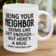 thumbnail image 1 of Taza de café de cerámica de 325 ml | Diseño original con letras del alfabeto | Apto para microondas y lavavajillas | Regalo único para militares, hombres, mujeres, familiares, amigos, compañeros, 1 of 5