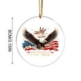 thumbnail image 2 of 1-Pack US 250th Anniversary Ornament, 250 Years of The United States Anniversary 2026 Patriotic Decorations for Christmas Tree Decor, Collectible Keepsake Gift for Patriots & History Lovers(#C), 2 of 5