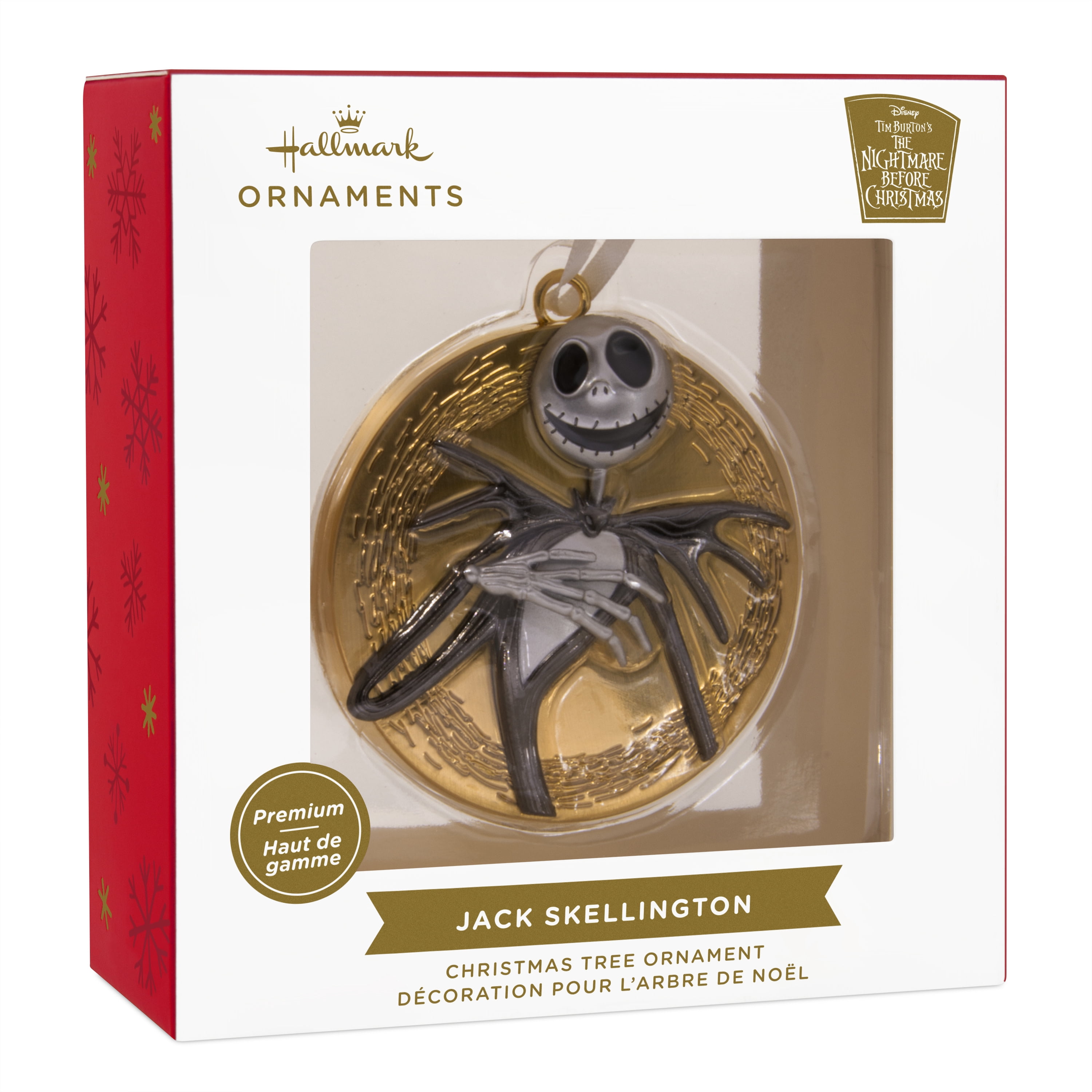 Hallmark Ornament Premium Metal Nightmare Before Christmas, 1 Count