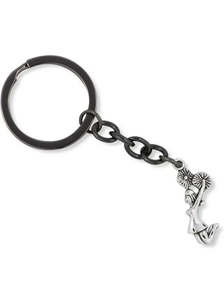 The Cheerleading Shop by CIC Personalize Your Own Dance Charm Key Chain, Cheerleading Accessories 3 Charms