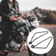 thumbnail image 1 of CATIEBYE 1Par Soporte Metálico Universal Para Alforjas De Motocicleta En Negro Ideal Para Uso En Bicicletas, 1 of 8