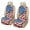 American Flag Eagle Pattern, variant on Uourmeti Dustproof Car Front Seat Covers for Truck, Polyester Easy Installation Car Seat Covers, Galaxy Starry Sky Decoration