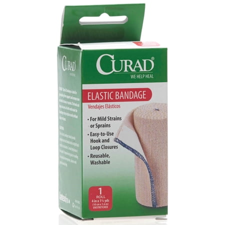 Curad Elastic Wraps, Beige, 4"