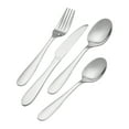 thumbnail image 5 of KitchenTrend Lucent 24 Piece Stainless Steel Flatware Set Service for 6 Silver, 5 of 9