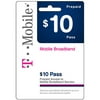 (Email Delivery) T-Mobile $10 Prepaid Pass for Mobile Broadband Service