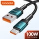 thumbnail image 2 of Cable USB tipo C de Toocki, cable de carga rápida USB C para iPhone 15, 14, 13, 12, 11, Huawei P40, P30, Realme, Oppo, Oneplus, 1 m, 2 m, 2 of 5