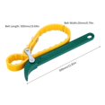 thumbnail image 4 of LYUMO Oil Filter Wrench,Belt Type Oil Filter Wrench,Belt Type Oil Filter Wrench Remover Spanner Key Auto Car Repair Hand Tool, 4 of 8