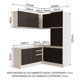thumbnail image 3 of Cocina Integral Completa Modular Madesa Glamy 329cm BN 03, 3 of 5