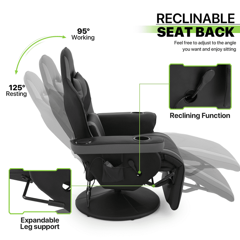 Gaming chair with leg support sale
