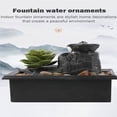 thumbnail image 2 of EstbridgeUSB Battery Water Fountain Desktop Flowing Water Waterfall Home Ornament Craft, 2 of 9