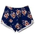 thumbnail image 4 of Femmes Pantalons Femmes Été Décontracté Imprimé Plage Shorts Marine L, 4 of 6