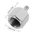 thumbnail image 2 of unbranded 2Ud Adaptador De Manguera Para Aerógrafo Color Plata Con Acoplamiento Y Preciso, 2 of 8