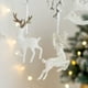 thumbnail image 4 of Plastic Crystal Deer Christmas Forest Elk White Flash Gold Dessert Table Decor Merry Christmas Decor For Home Kids Naviidad Gift, 4 of 5