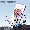 thumbnail image 4 of Funda de TPU de Las Chicas Superpoderosas para iPhone 16 Pro: ultrafina, a prueba de golpes, antiamarilleo, resistente a arañazos, compatible con carga inalámbrica, agarre mejorado, estilo negro., 4 of 7
