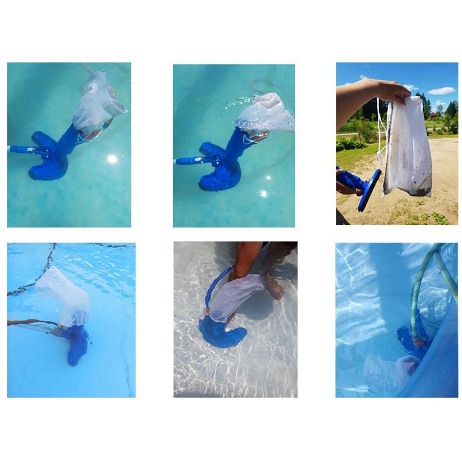 Nishiyuenyi tishita Swimming Pool Jet Vacuum Cleaner with Brush Kit, Handheld Vacuum Cleaner