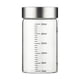 thumbnail image 2 of Vasos para jugo de vidrio recubierto de borosilicato de alta resistencia a altas temperaturas para cocinar en el hogar, adecuados para hacer jugos y ordeñar., 2 of 6