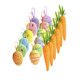 thumbnail image 5 of Huevos artificiales y zanahorias adornos de Pascua decoración del hogar decoraciones colgantes para guardería primavera interior dormitorio al aire, 5 of 9