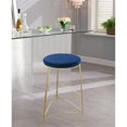 thumbnail image 2 of Meridian Furniture Tres Navy Velvet Counter Stool, 2 of 4