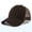 Coffee, variant on Men's Summer Mesh Back Baseball Cap - Solid Color Sun Protection Hat, Breathable Polyester for Outdoor Activities