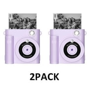 ROTTAY Instant Camera for Kids 3-12: Kids Print Camera for Boys, Girls, Kids Camera Instant Print, Toddler Camera with 32G SD Card, 17 Fun Stickers, 13 Scene Filters, Ultra-Long Battery Life, Purple