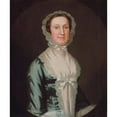 thumbnail image 2 of John Wollaston 15x17 Black Ornate Wood Framed Double Matted Museum Art Print Titled - Mrs. Joseph Reade (ca. 1749-52), 2 of 5