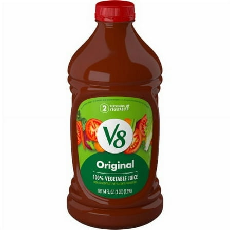 Pack of 2 - V8 Original 100% Vegetable Juice 64 fl oz
