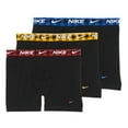 thumbnail image 2 of Nike Men's Lightweight Cotton Boxer Briefs, Multicolor (3 Pack), 2 of 2