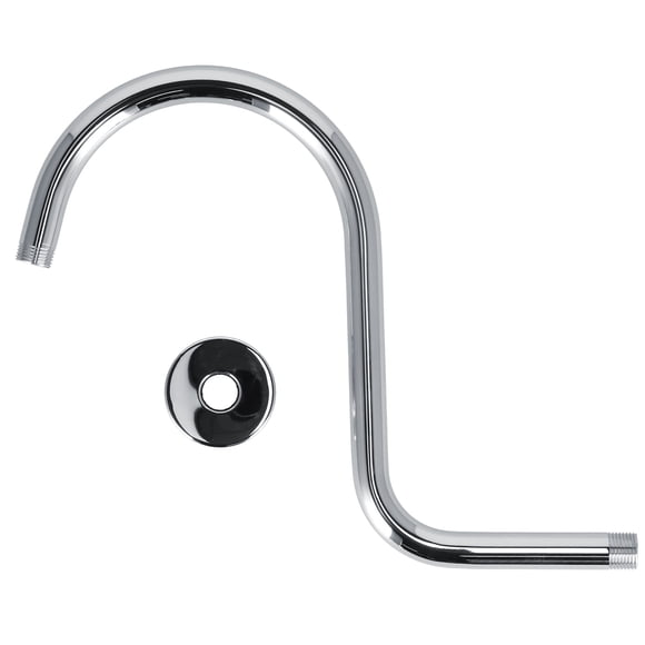 Shower Extension Arm,Shower Arm S Shape Shower Head Arm Bathroom Supplies Achieve More