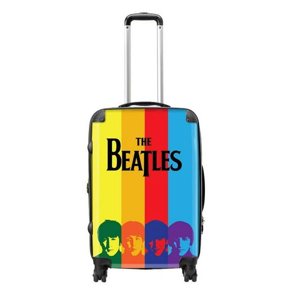 Rocksax Unisex The Beatles Official Tour Series Luggage/Suitcase By Rocksax - Hard Days Night - Medium 80L