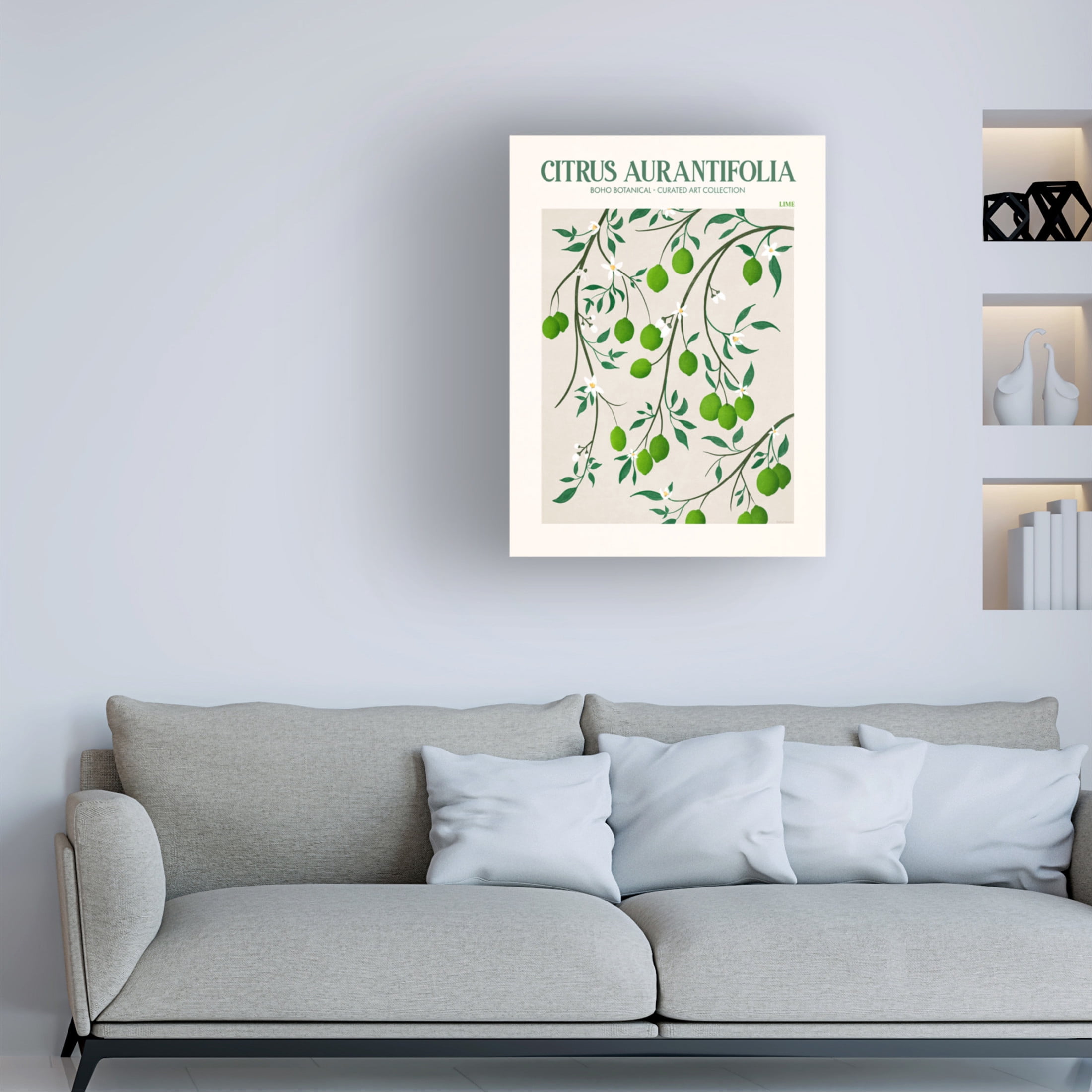 Trademark Fine Art Emel Tunaboylu  Rectangle 20 Canvas Wall Art