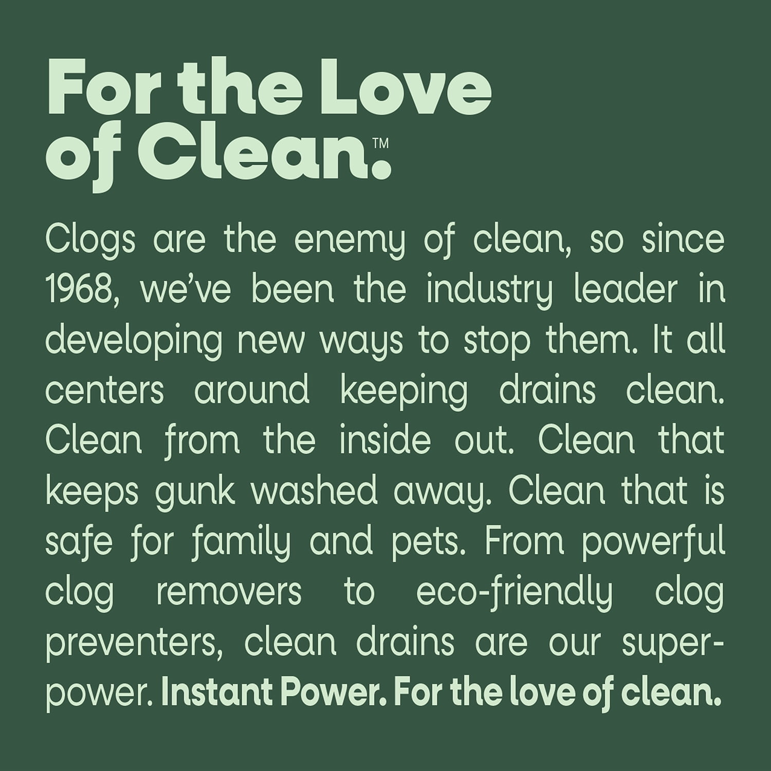 Instant Power ECO Clog Preventer, Enzyme Drain Cleaner for Toilets, Sinks, Showers, 32oz, 1 count