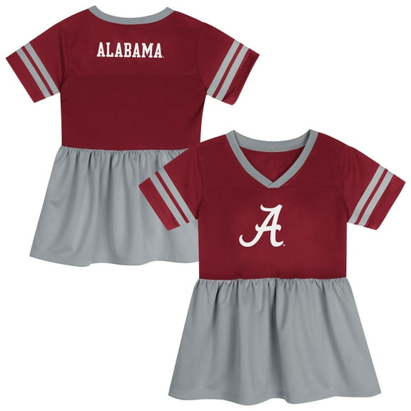 Toddler Outerstuff Red/Gray Alabama Crimson Tide Stadium Lights Fashion Jersey Dress