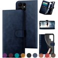 thumbnail image 1 of Ducksky Para Samsung Galaxy S23 Ultra Funda Tipo Cartera De Piel Auténtica Con Bloqueo Rfid, 4 Tarjeteros De Crédito, Piel Auténtica. Flip Folio Book Funda Para Teléfono Funda Protectora Mujeres Hombr, 1 of 5