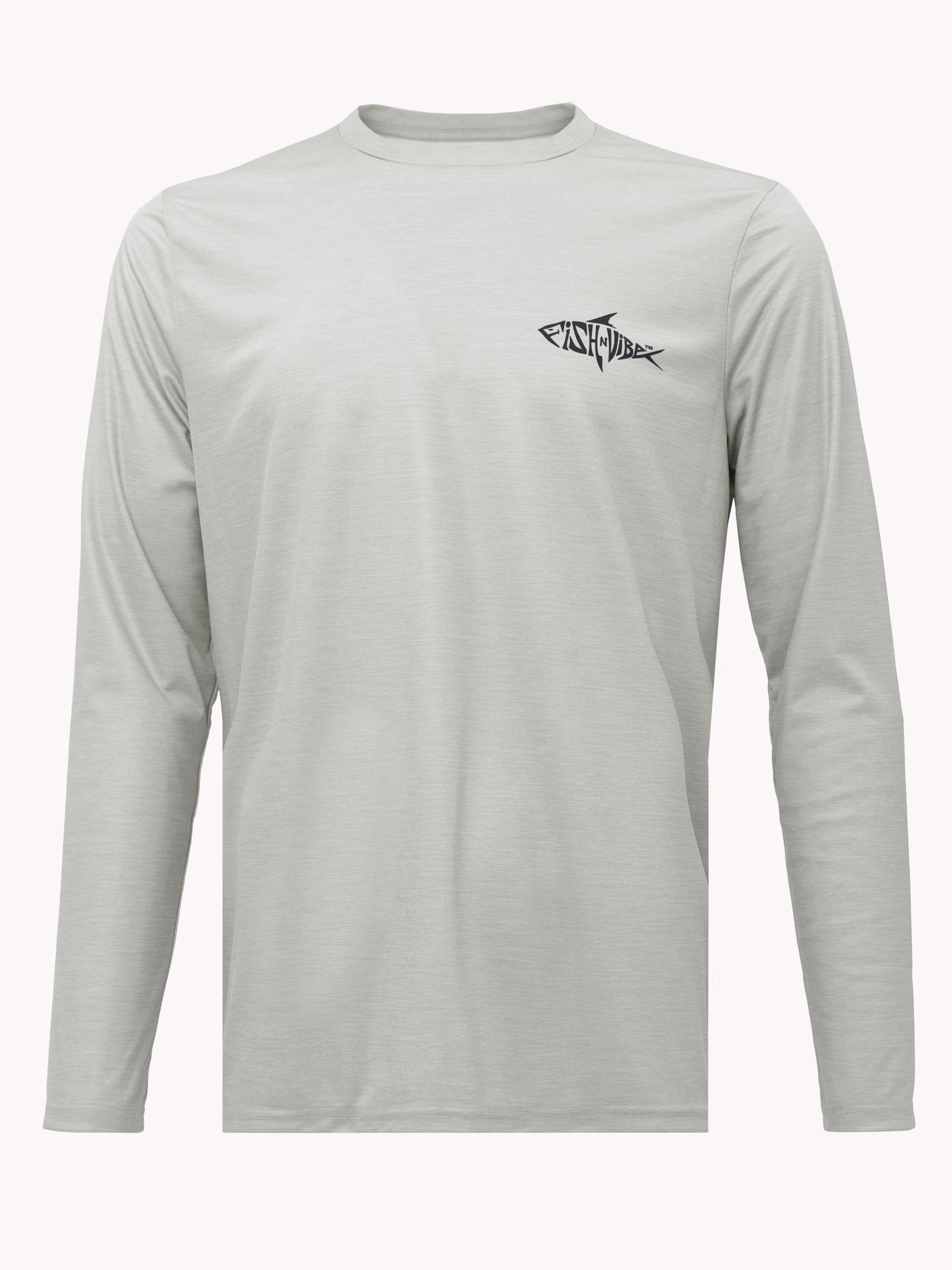 Fish n Vibe Men's Long Sleeve Sun Protection Performance Fishing Tee