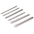 thumbnail image 4 of Brocas para abridor de azulejos, 6 piezas Broca para vidrio Broca para vidrio Abridor de orificios para vidrio Altamente versátil Jadeshay A, 4 of 8