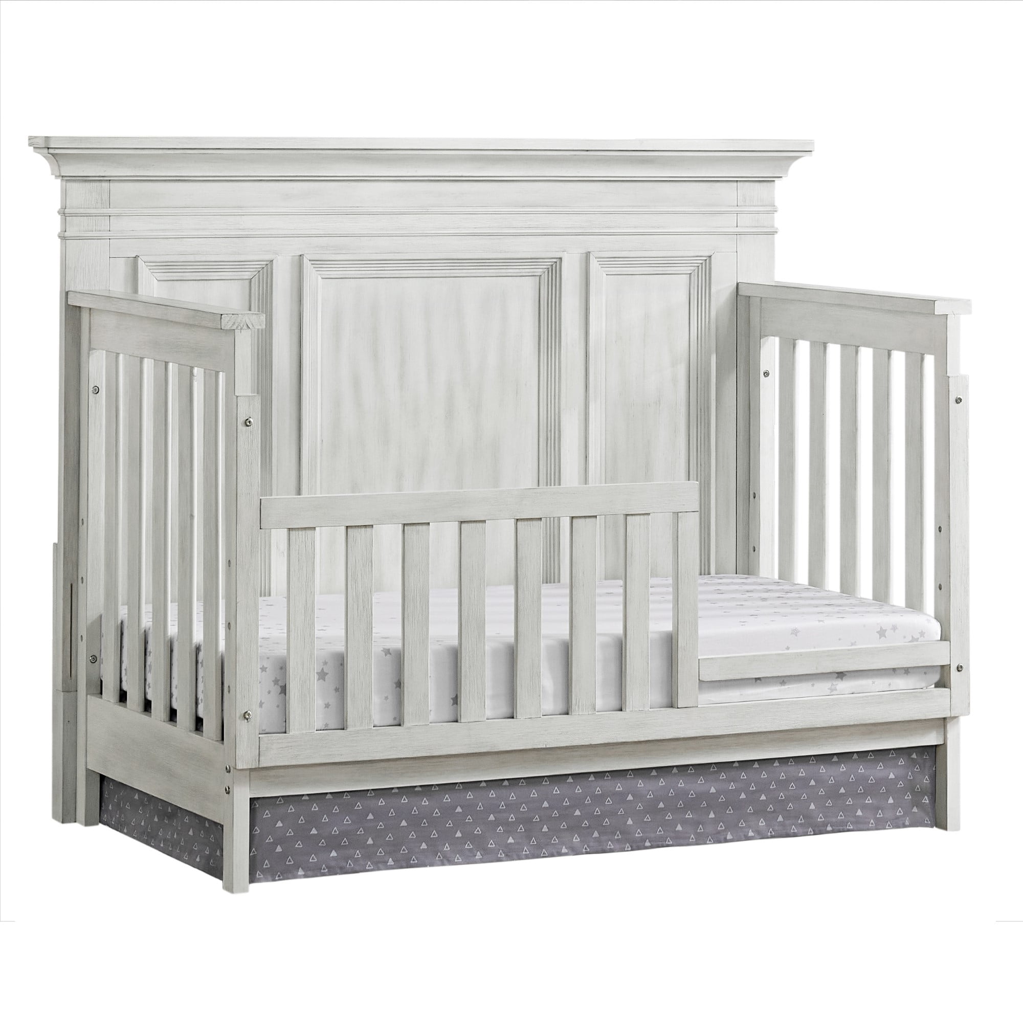 Oxford Baby Weston 4-in-1 Convertible Crib, Vintage White