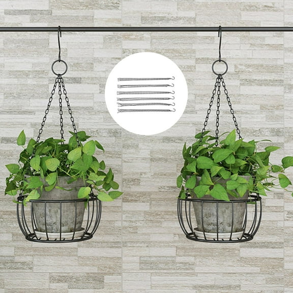 OUNONA  3 Pcs Flower Pot Chain Decorative Chains for Hanging Indoor Pots Basket