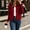 Red, variant on Hueook Womens Cropped Jacket Zip Up Lightweight Oversized Utility Anorak Coat Textured Ladies Spring Casual Long Sleeve Zipper Jacket Coat Red XL