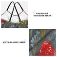 thumbnail image 4 of Girls' One-piece Swimsuit Cross Back Bathing Suit Beach Surfing Sizes 3T-10T Cute Snails and Mushrooms, 4 of 9