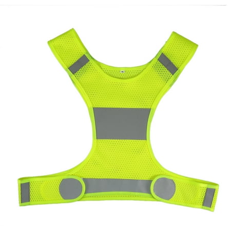 Outdoor Running Reflective Vest Adjustable Lightweight Safety Vest Sports Gear for Women Men Jogging Cycling