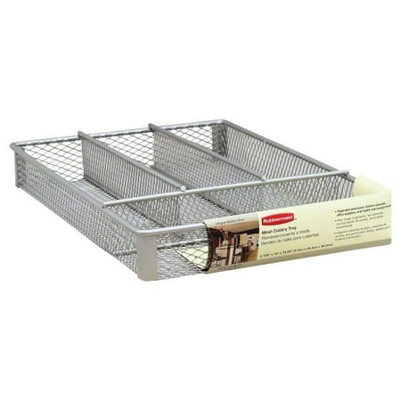 Rubel Bike Maps FG1A7200TITNM Rubbermaid Wire Mesh Organizer Cutlery Tray