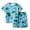Sky Blue, variant on Boys Turtle In The Sea Summer Set Short Coton 2 Piece Clothes