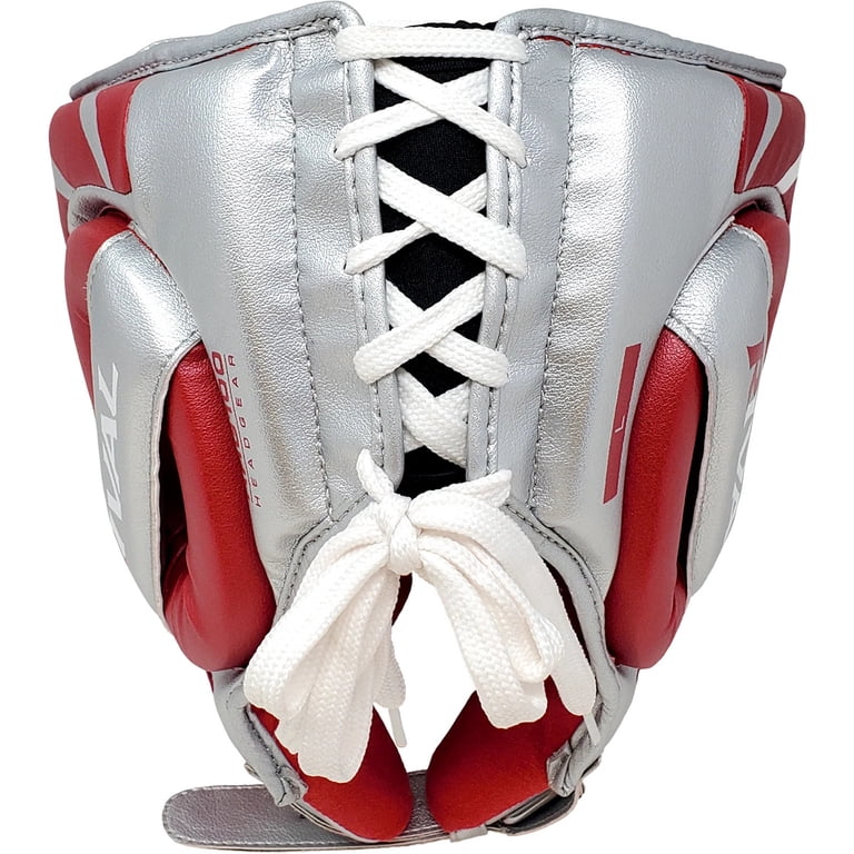 RIVAL Professional 100 Series ヘッドギア XL RIVAL Boxing RHG100 Professional Headgear - XL - Red/Silver