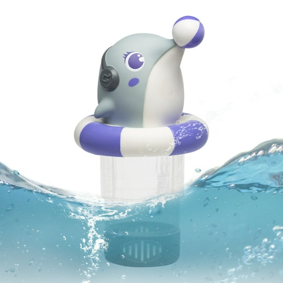 Chlorine Tablet Floater | Cute Cartoon Pools Chlorine Tablet Floater | High-Efficiency Chlorinator Animal Float Decoration for Spa Hotel Party Relaxation
