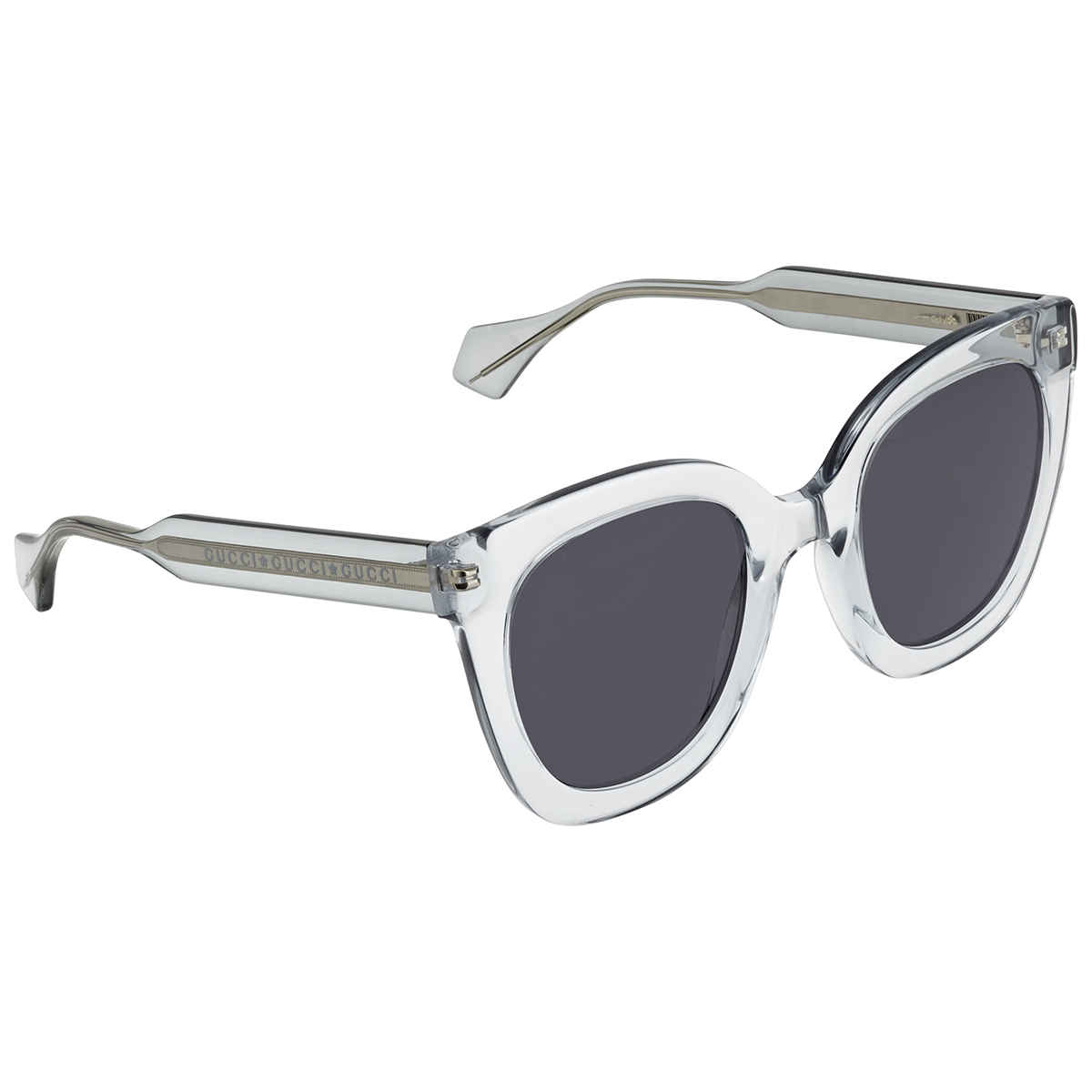 clear blue gucci sunglasses